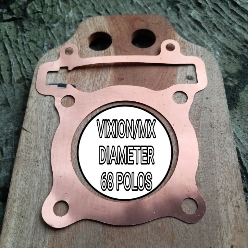 PAKING TEMBAGA BLOK HEAD VIXION / JUPITER MX TEBAL 0.5 MILI PERPAK TEMBAGA VIXION / JUPITER MX DIAME
