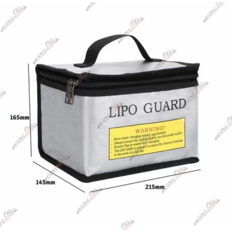 Lipo Bag Fireproof Battery Lipo Safe Bag 215*160*145 Tas Lipo