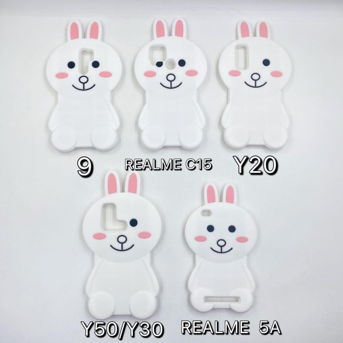 OPPO A92 - A72 - A52 - A31 - A3S - A1K - A15 - A15S - A37 - A37F - NEO 9  case motif gambar rabbit