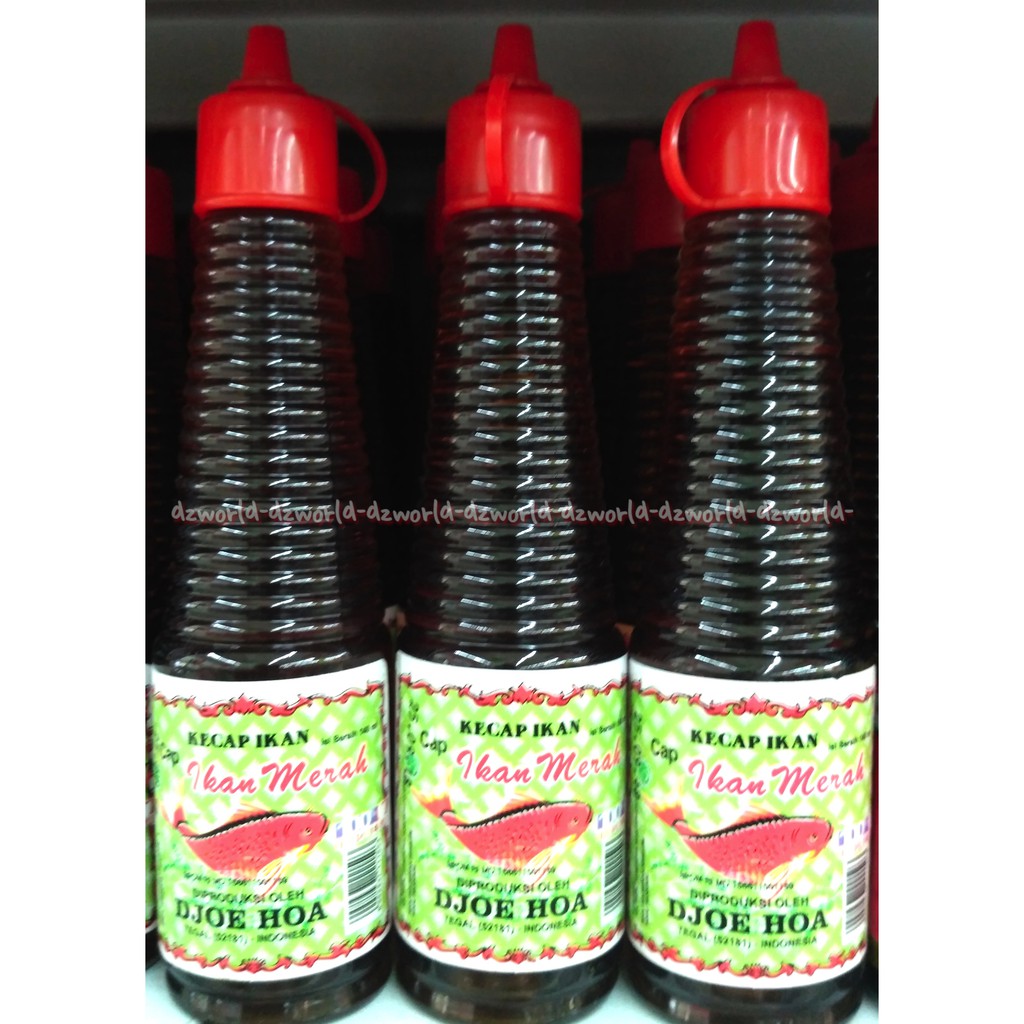 Kecap Ikan Ikan Merah Djoe Hoa Botol Plastik DjoeHoa 140ml