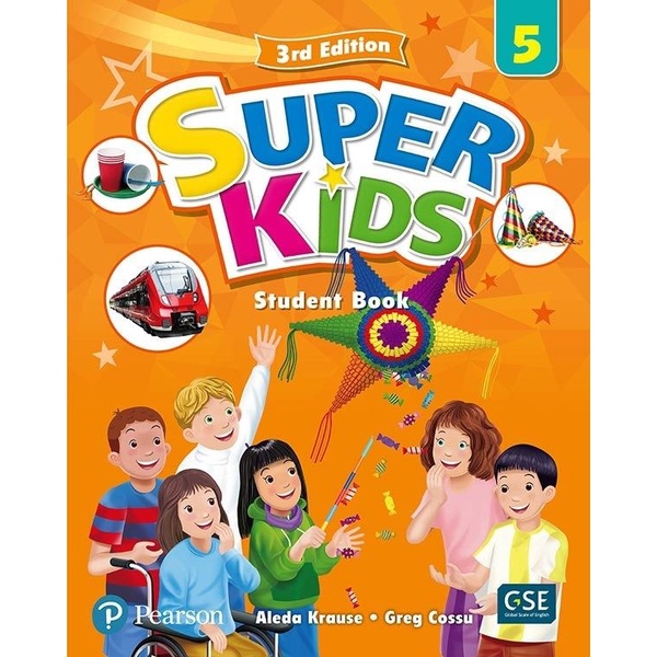 

SuperKids (3rd Ed) Lv5 Student Book w/ 2 Audio CD n PEP Code (Pearson)