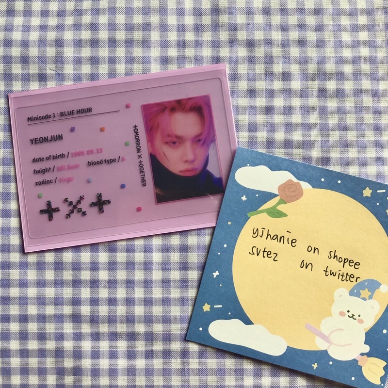 pc photocard yeonjun vr