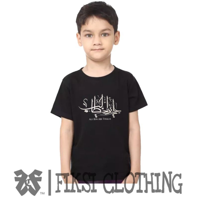 Tshirt Baju Kaos Anak Ali Bin Abu Thalib - Fiksi Clothing