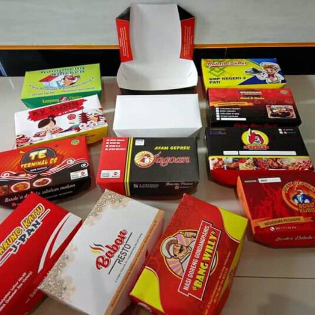 

Cetak Paperlunch Box L termurah / Paperbox Sablon Murah