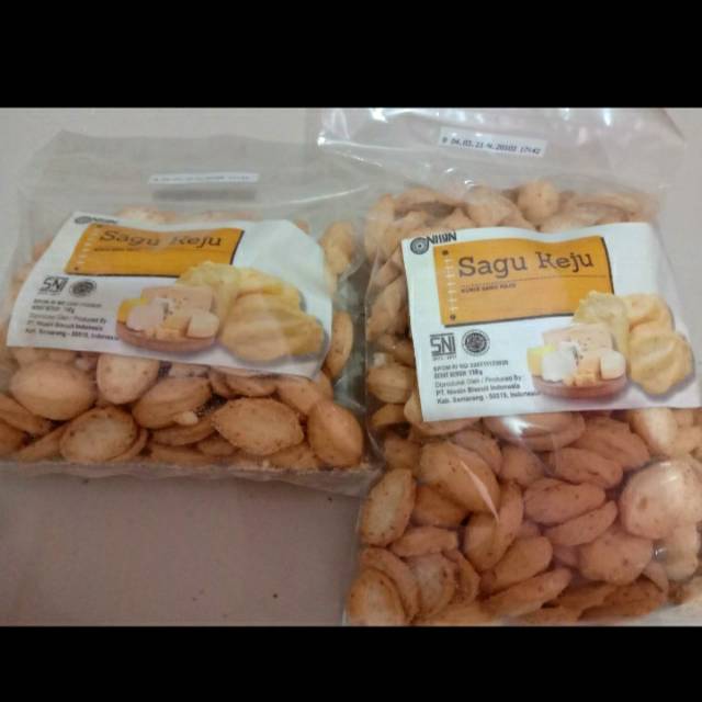 

Snack kiloan original Nissin Sagu Keju 250 gr