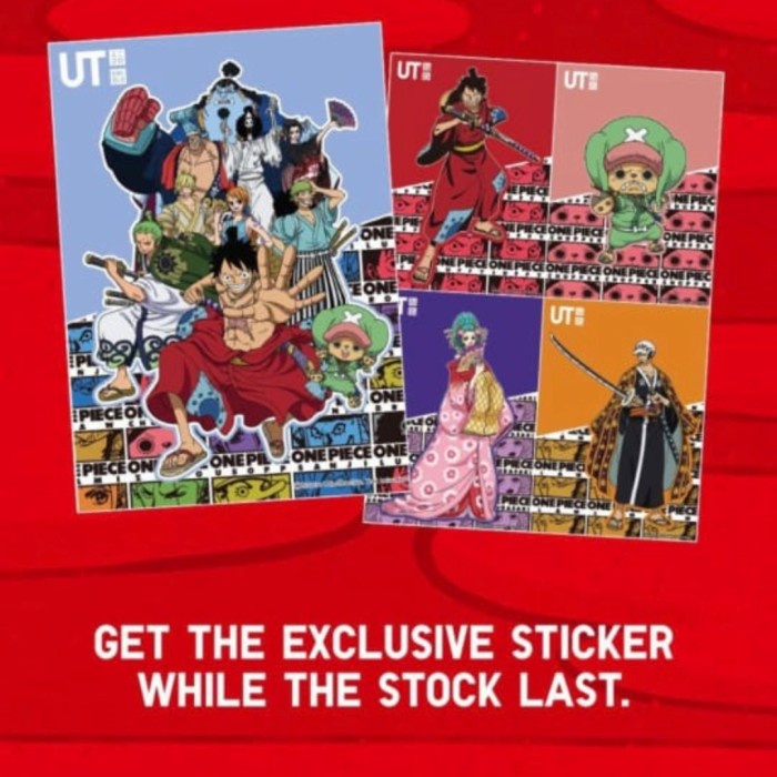 New [READY STOCK] UNIQLO ONE PIECE / ONE PIECE UNIQLO WANOKUNI KAOS ANIME