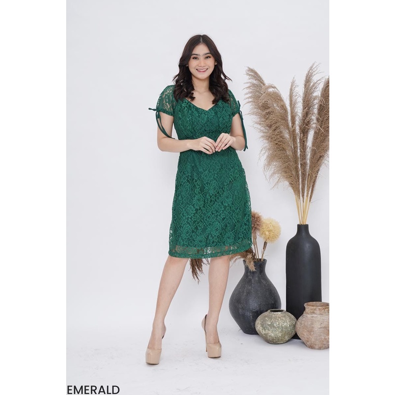 Bonjua Dress Brukat Lace Casual Party