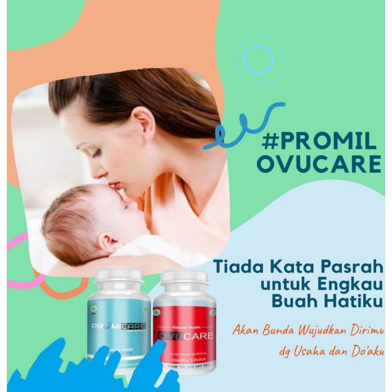 Promil OVUCARE AHCN obat herbal haid menstruasi tidak teratur pelancar haid dan penghambat kehamilan