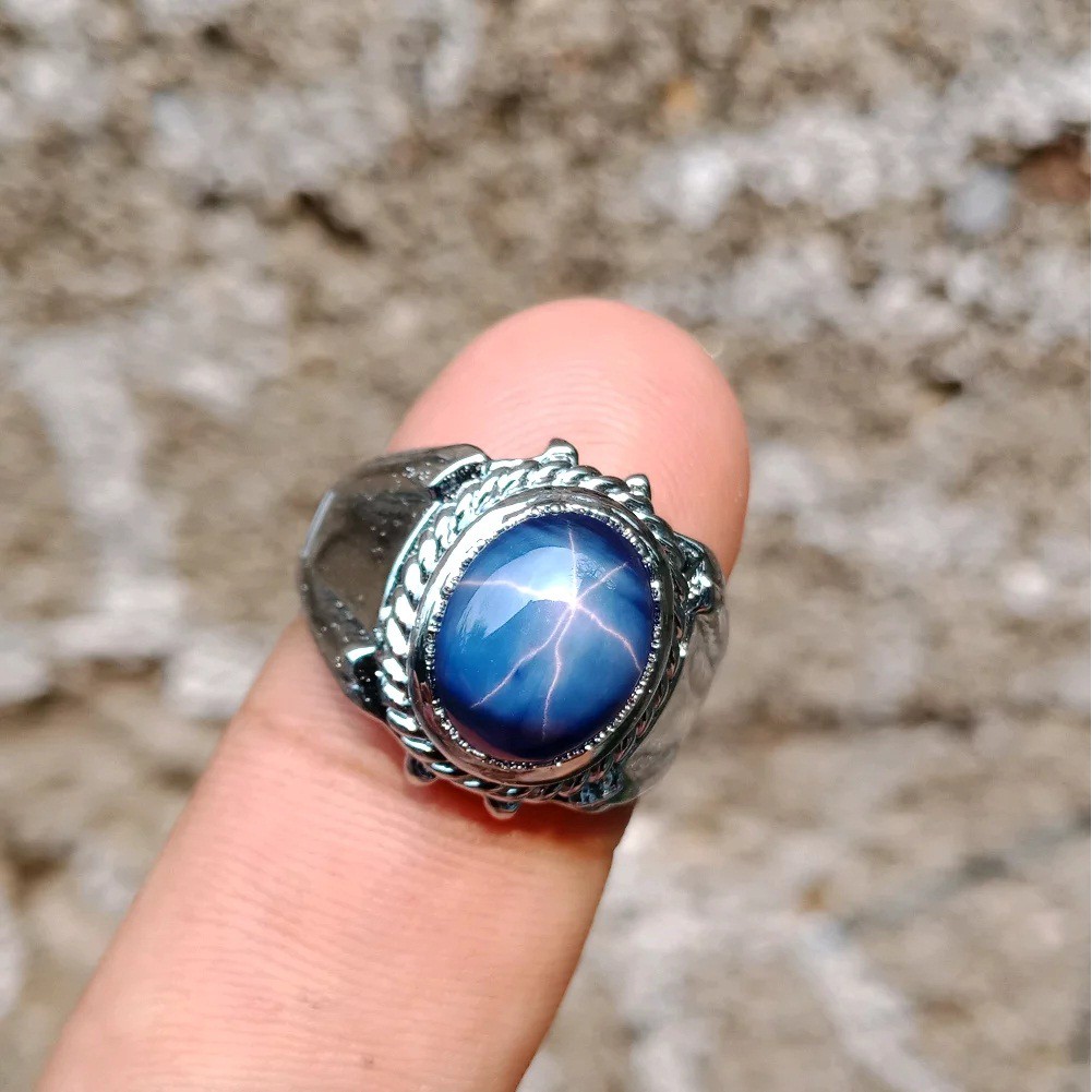 CINCIN PERMATA BLUE STAR RAY 6