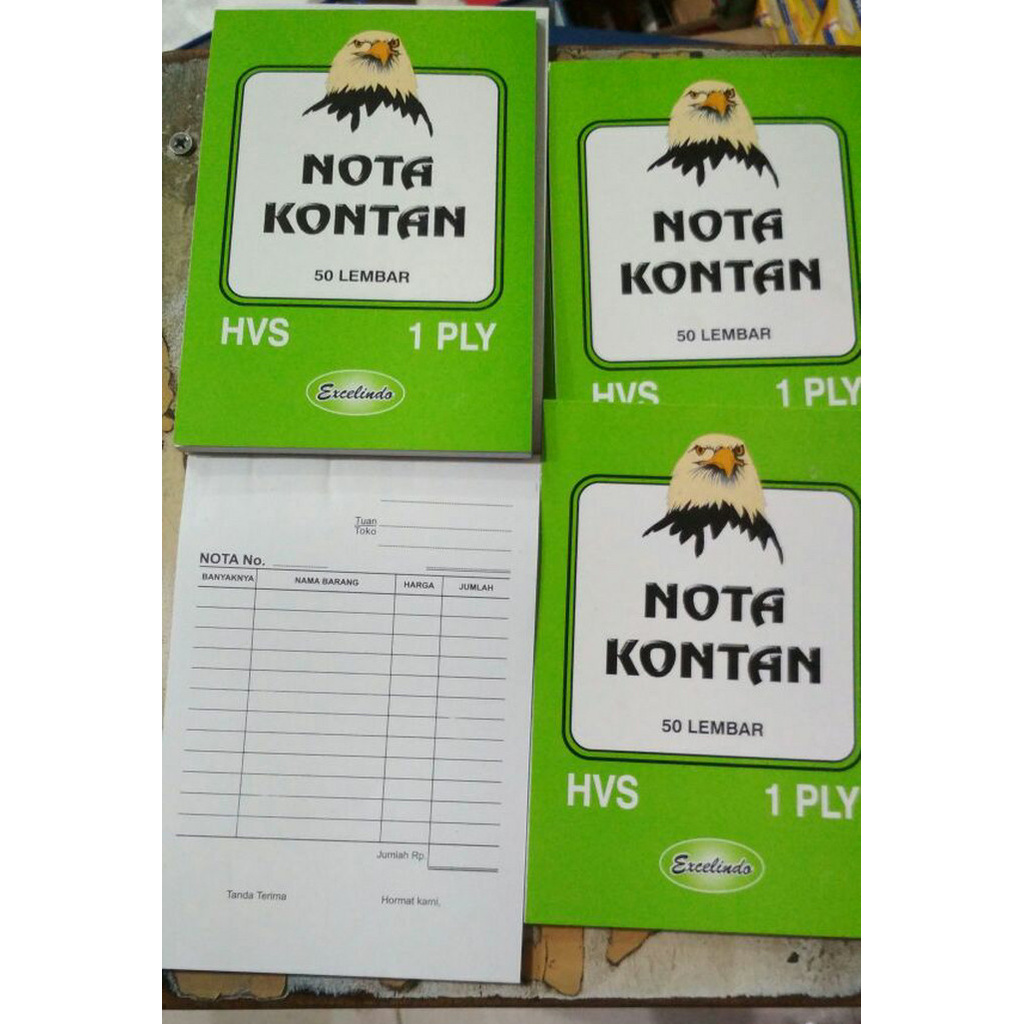 

A401Xjex Nota Kontan 1 Rangkap 1 Ply K1 Kecil Exelindo Grosir Termurah D501Cnf