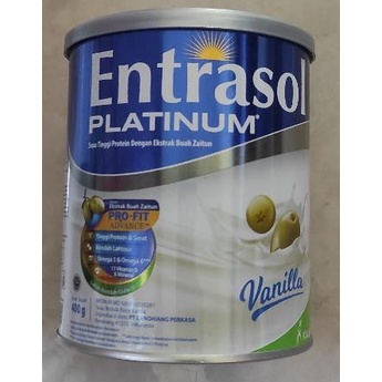 

ENTRASOL PLATINUM VANILA 400 gr