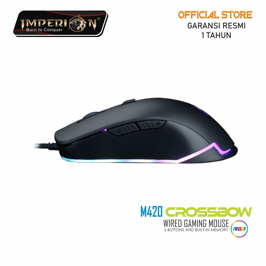 Mouse USB Gaming IMPERION M420 CROSSBOW RGB Lighting