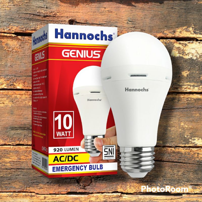 LAMPU LED HANNOCHS GENIUS EMERGENCY AC/DC