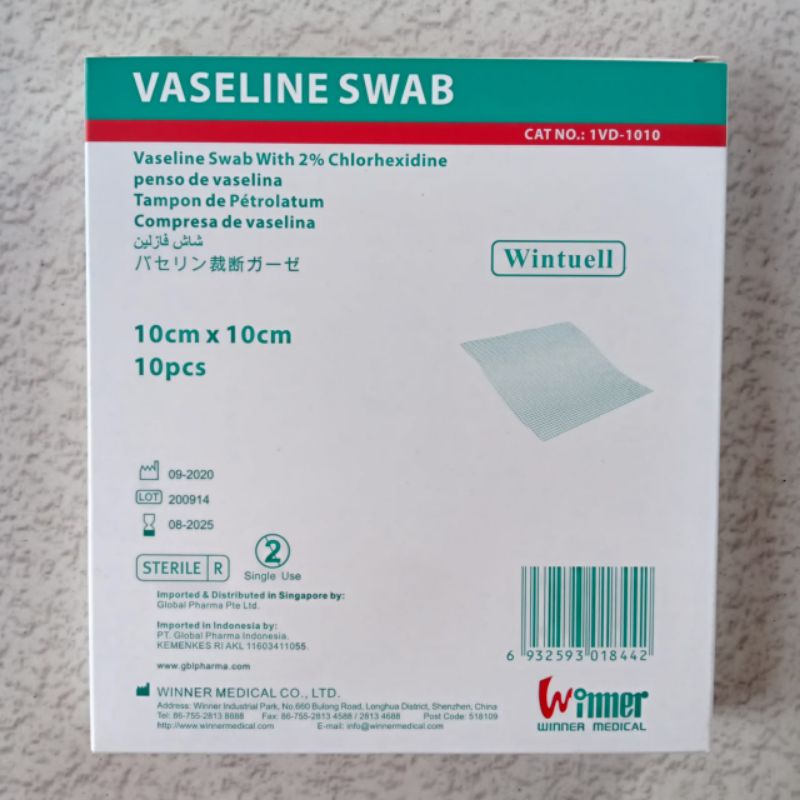 Plester Luka Jaring Vaseline Swab