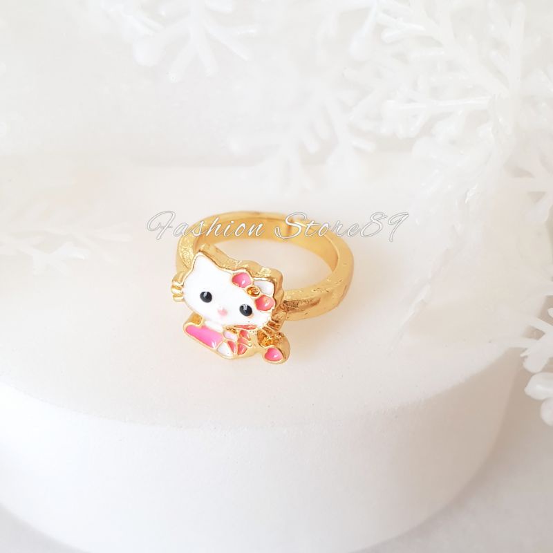 Ready Cincin Anak murah Karakter Impor Perhiasan lapis emas Flexibel