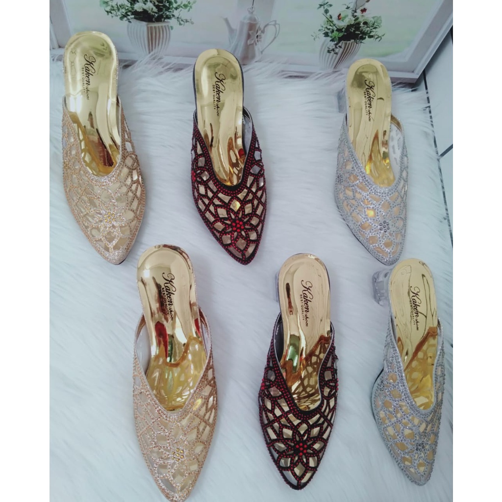 PROMO SALE SANDAL PESTA , HANTARAN PERNIKAHAN YD020 SERIES BLING PAYET