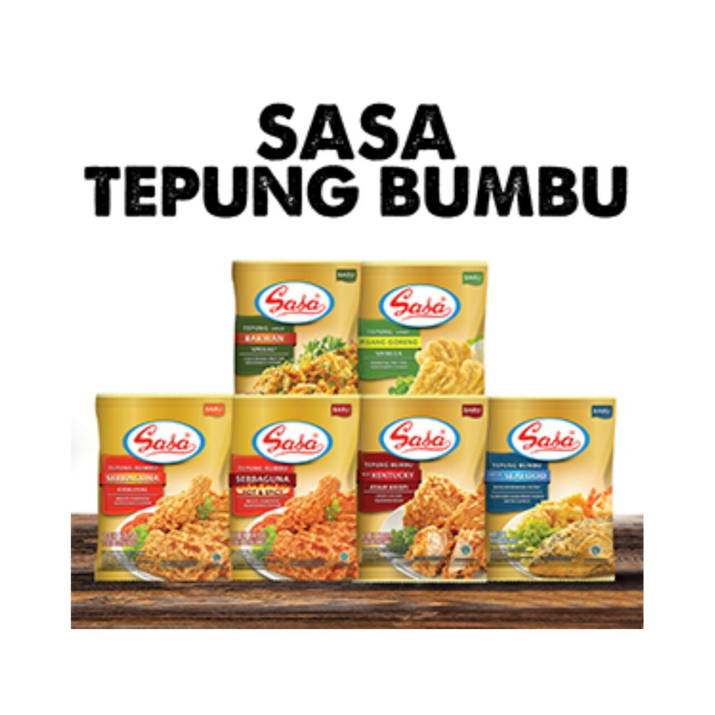 

SASA TEPUNG BUMBU SERBAGUNA SASA ANEKA RASA per 1 bks