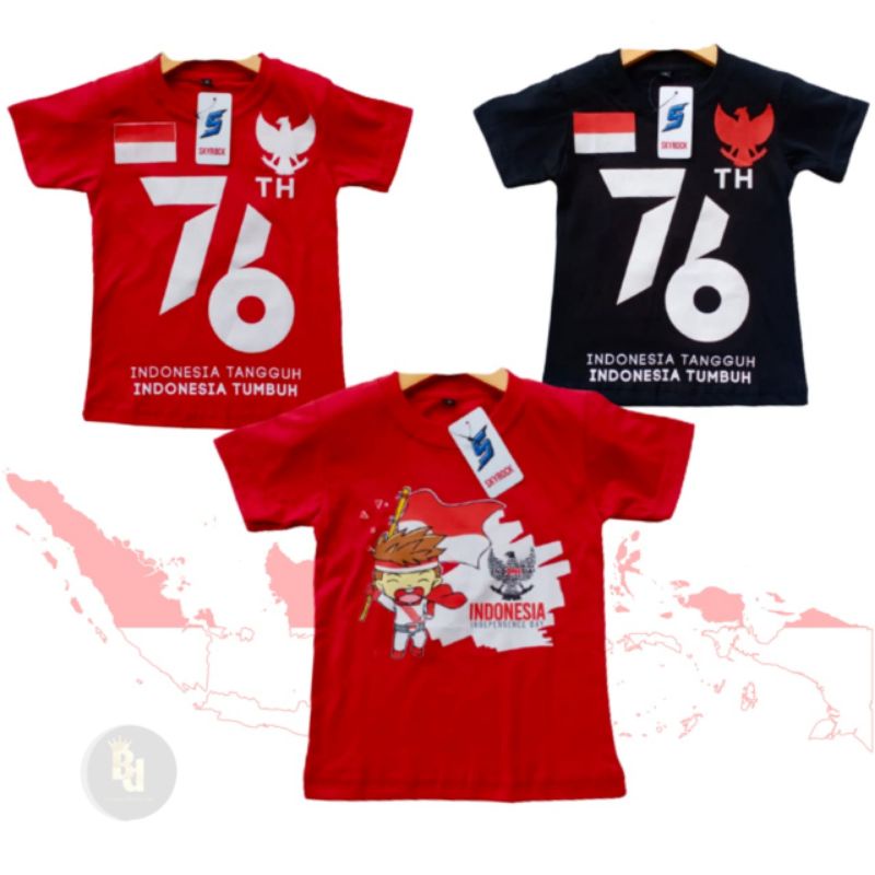 Kaos distro anak kaos kemerdekaan kaos indonesia