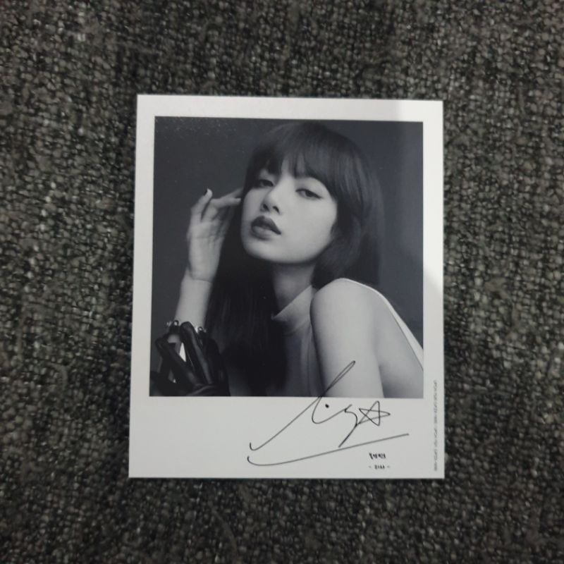 POLAROID KILL THIS LOVE LISA JAPAN BLACKPINK