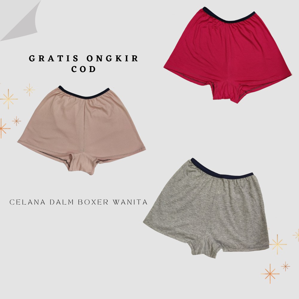 Celana Dalam Boxer Wanita