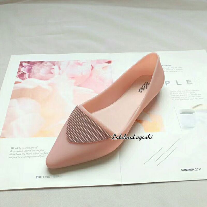 Sepatu Melissa Pointy IV ad pink/sepatu melissa pointy/sepatu melissa pita