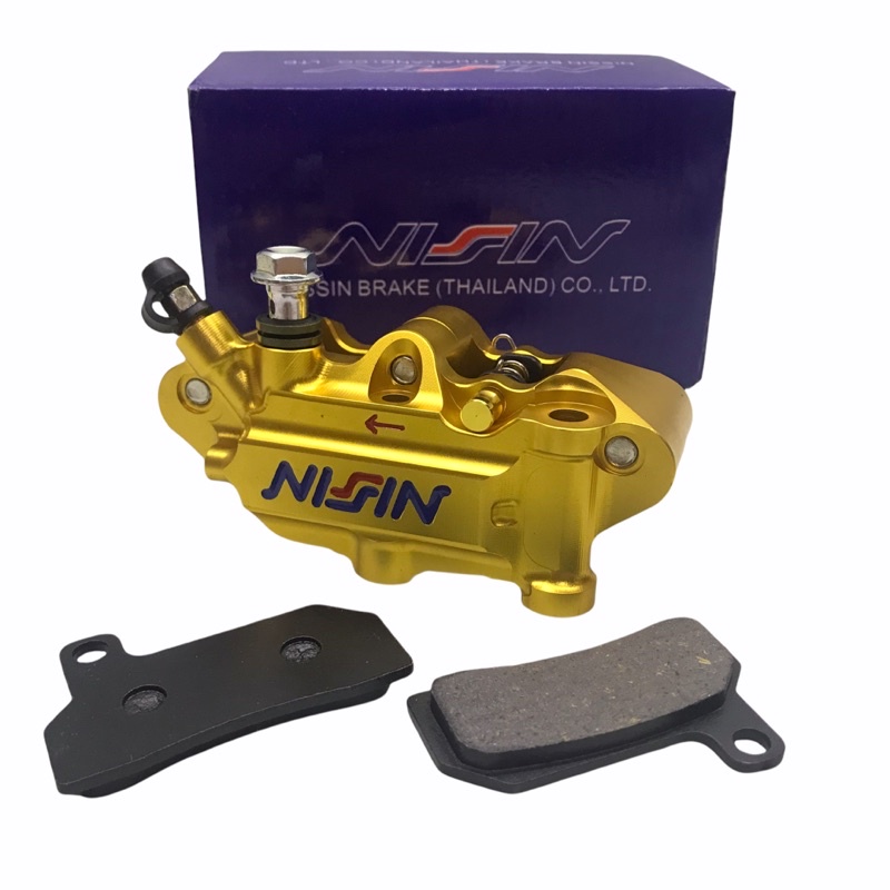 Kaliper Cakram Nisiin 4Piston Monoblok CNC Kiri Universal Left Caliper Monoblok FOURSIX_46