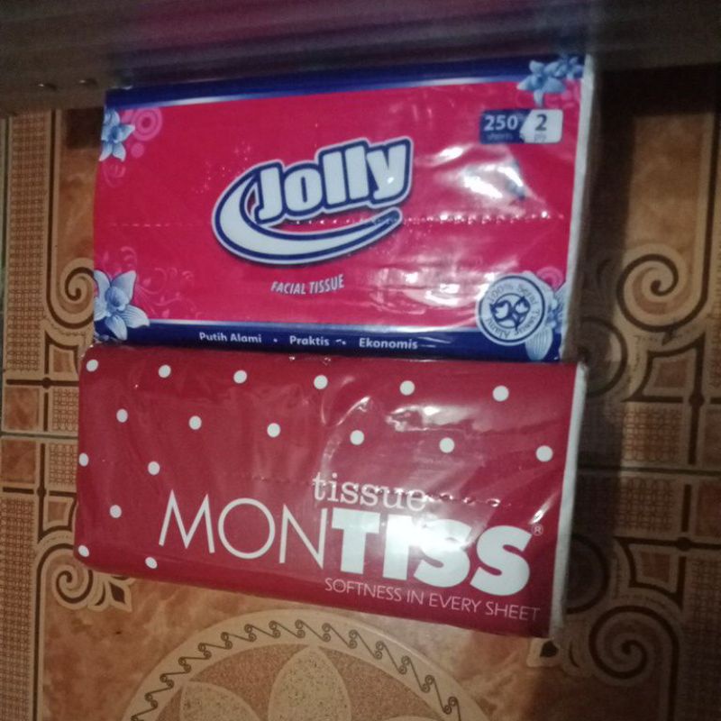 Tissue Tisu montiss 250 sheet / tisu Jolly 250 sheet