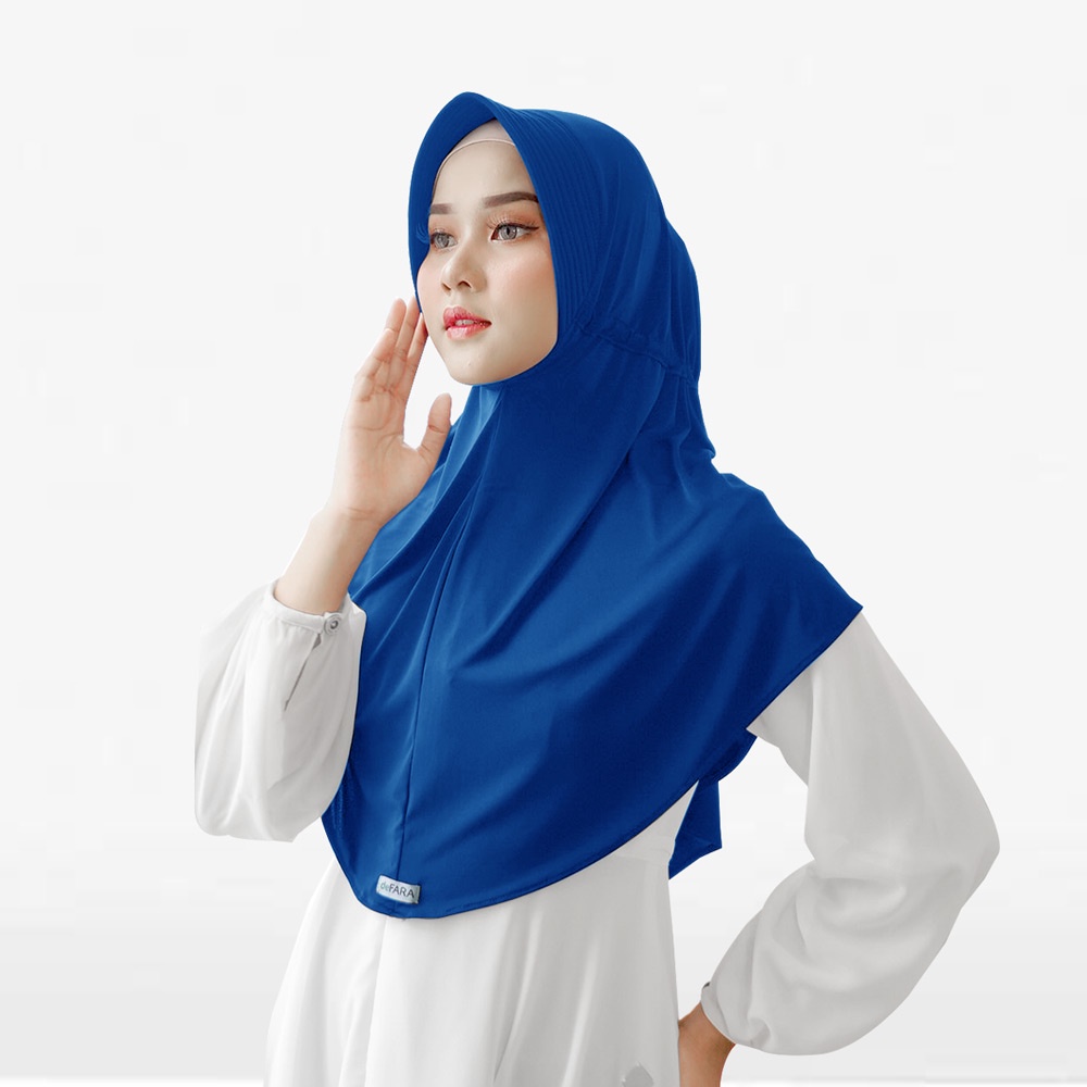 DEFARA - Shakila Bergo-Elektrik Blue