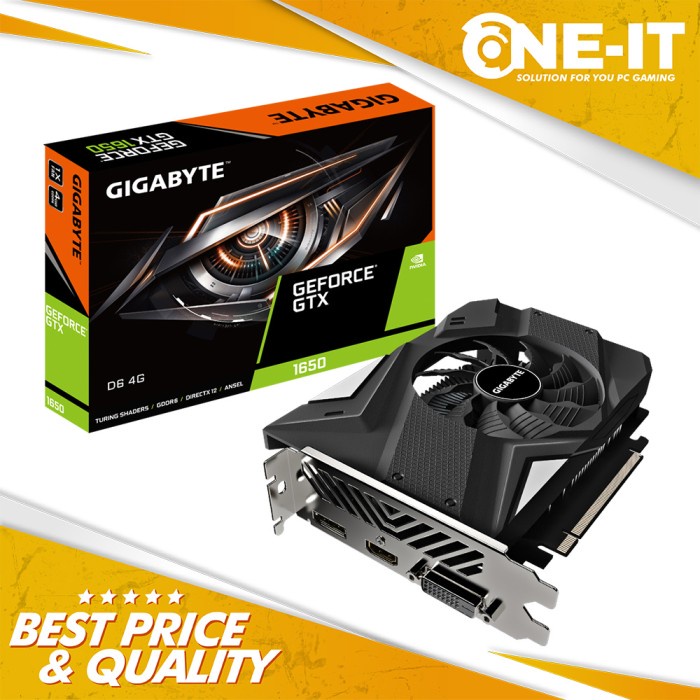 VGA Gigabyte GeForce GTX 1650 D6 4G 4GB GDDR6