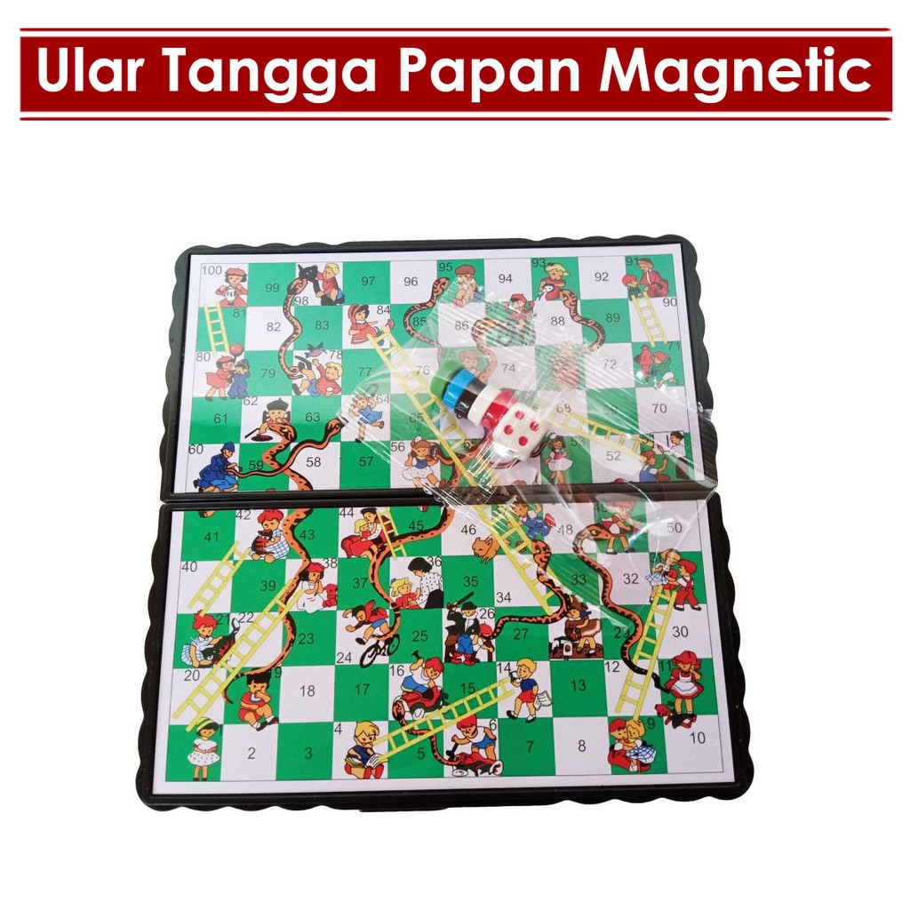 Mainan Ular Tangga Papan Magnetic JLV