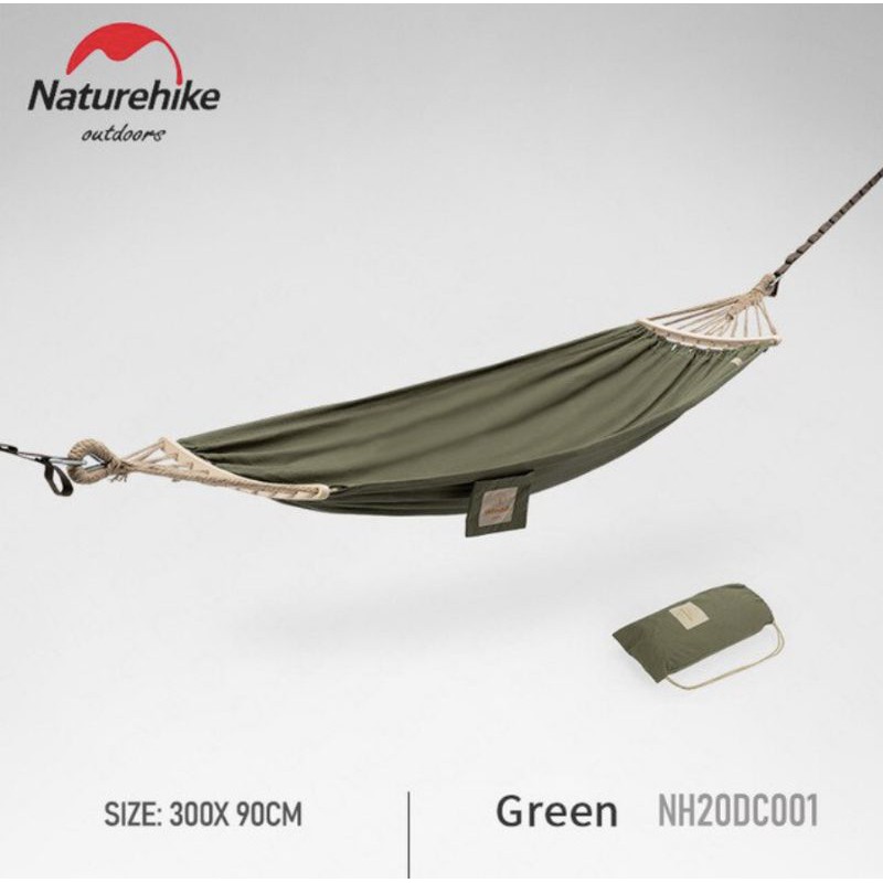 TOKO.PEJALAN HAMMOCK TEMPAT TIDUR GANTUNG OUTDOOR CANVAS NATUREHIKE NH20DC001