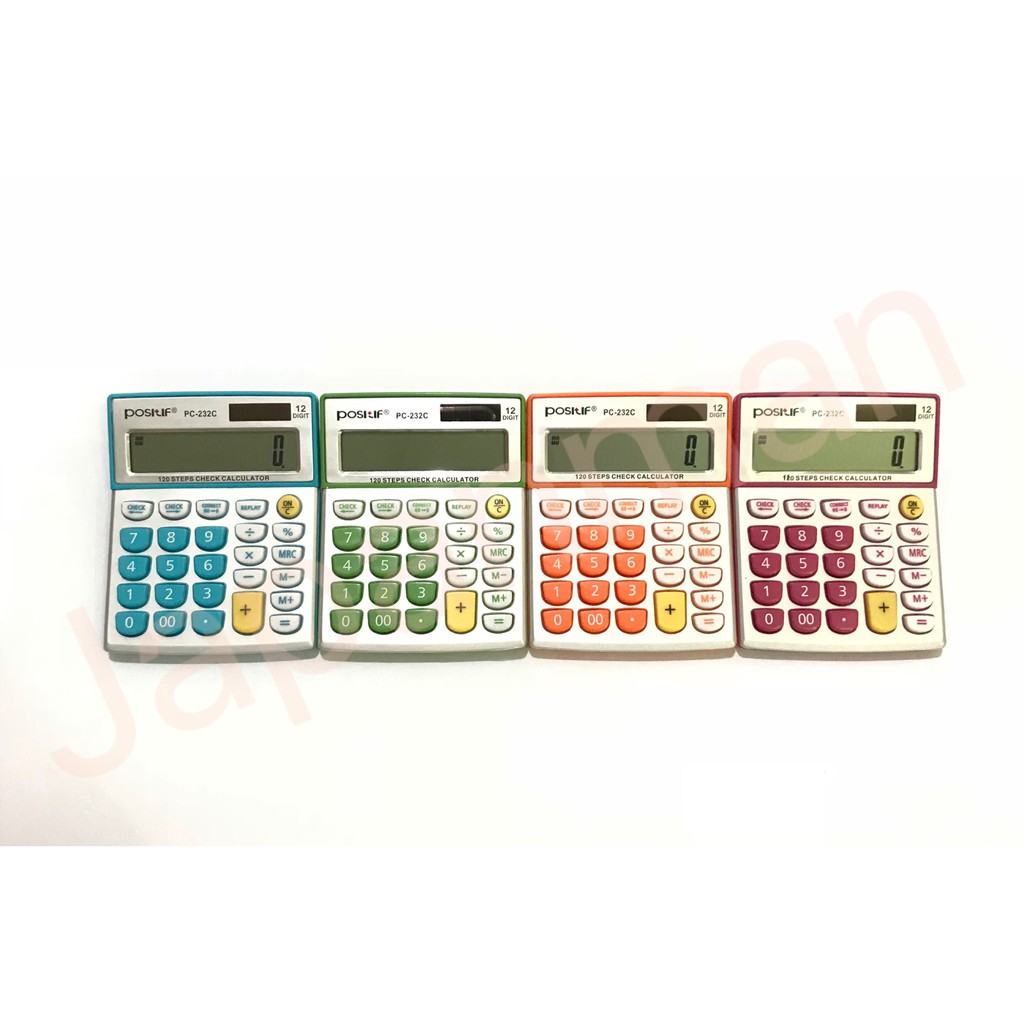 

Positif Kalkulator Meja PC-232C Calculator