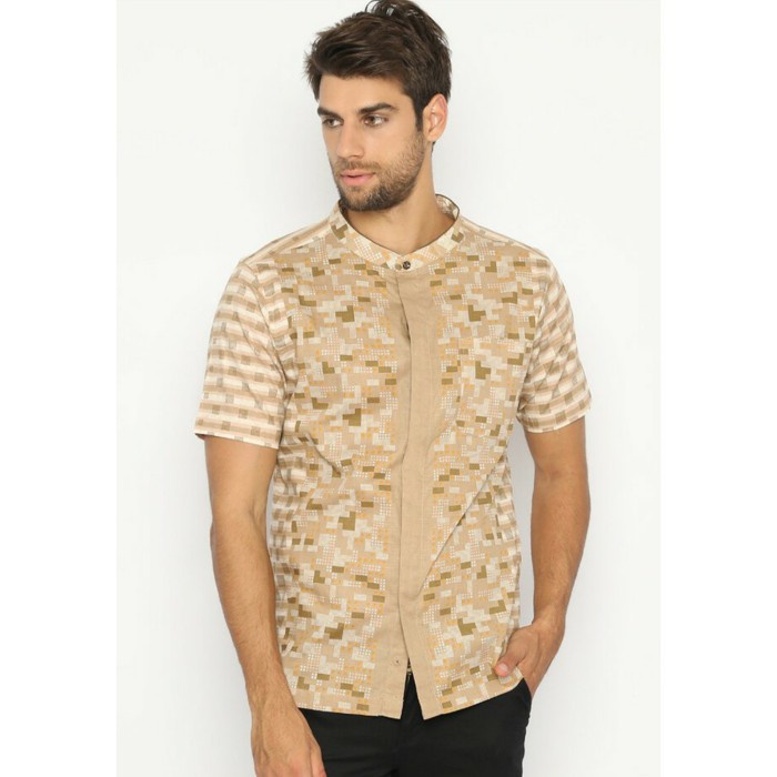 POLICE DENIM - BAJU KOKO PRIA ORIGINAL -41DACA Koko Short Sleeve Shirt