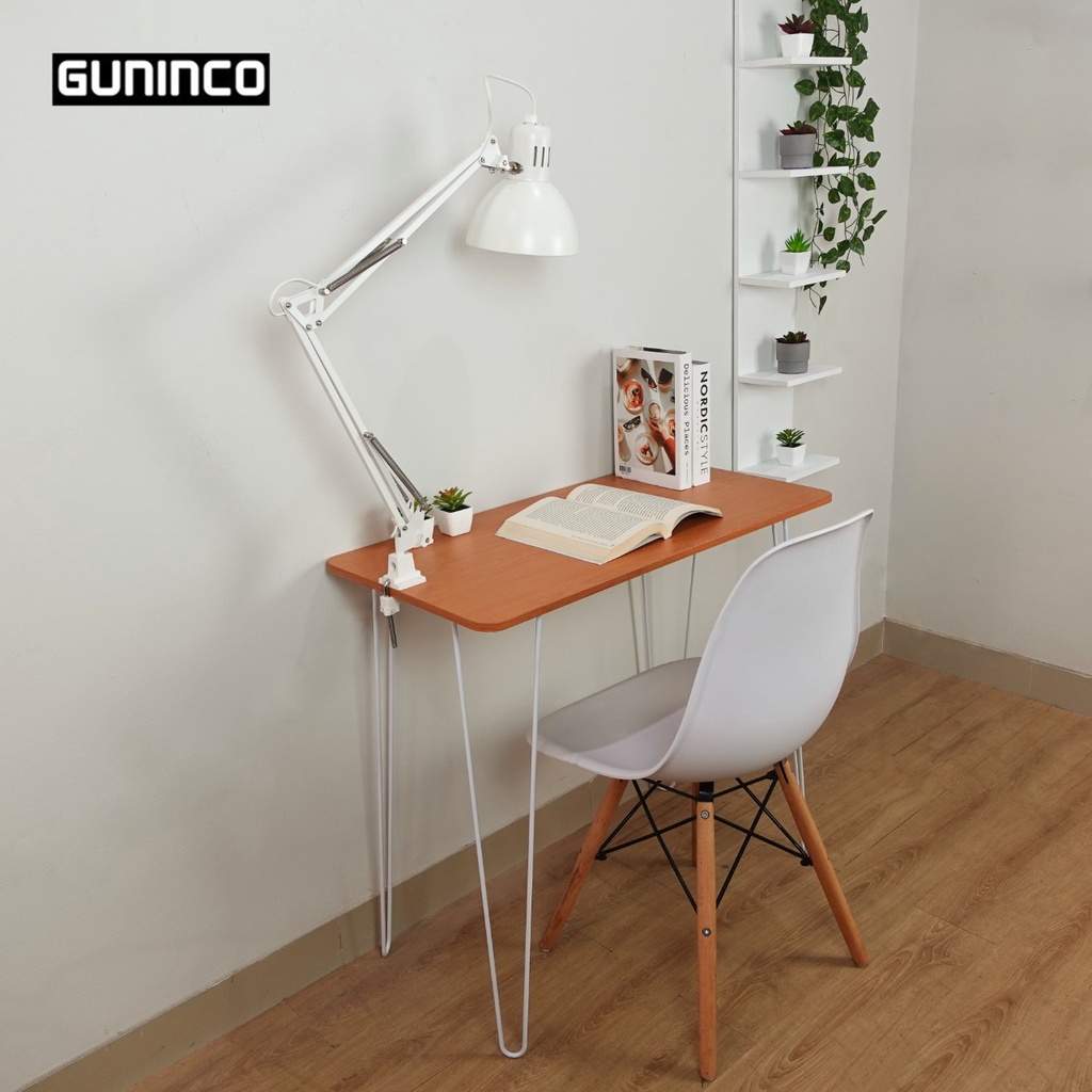 MEJA HAIRPIN 80X40 table meja kantor kayu meja belajar cafe interior 80cm GUNINCO-2