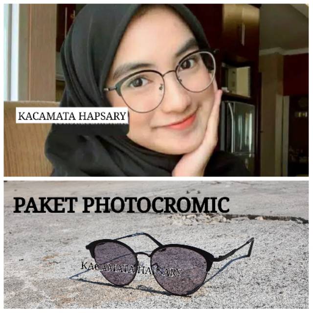 FRAME KACAMATA MINUS | PAKET FRAME + LENSA PHOTOCROMIC | KACAMATA PLUS | KACA MATA ANTI RADIASI 1307