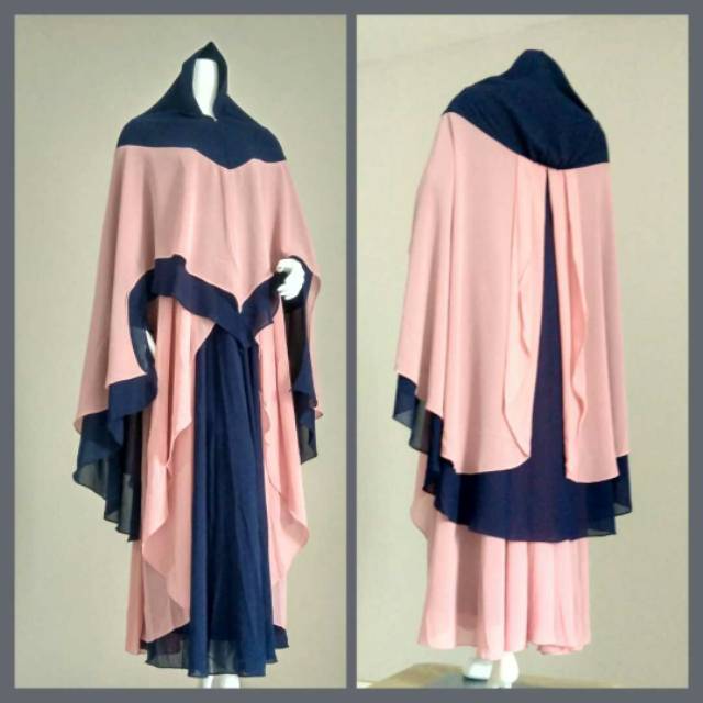 Gamis Syari bahan ceruti