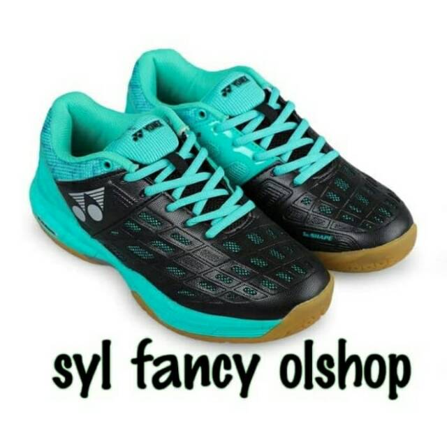 Sepatu Yonex Badminton Shoes Court Ace Matrix 2 Black Artic Bliue Original BNIB