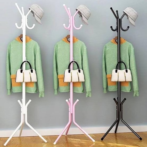 Shenar gantungan berdiri Gantungan topi dan Baju Stand Hanger Gantungan Baju Coat Rack Gantungan Tas Dan Topi Multifungsi