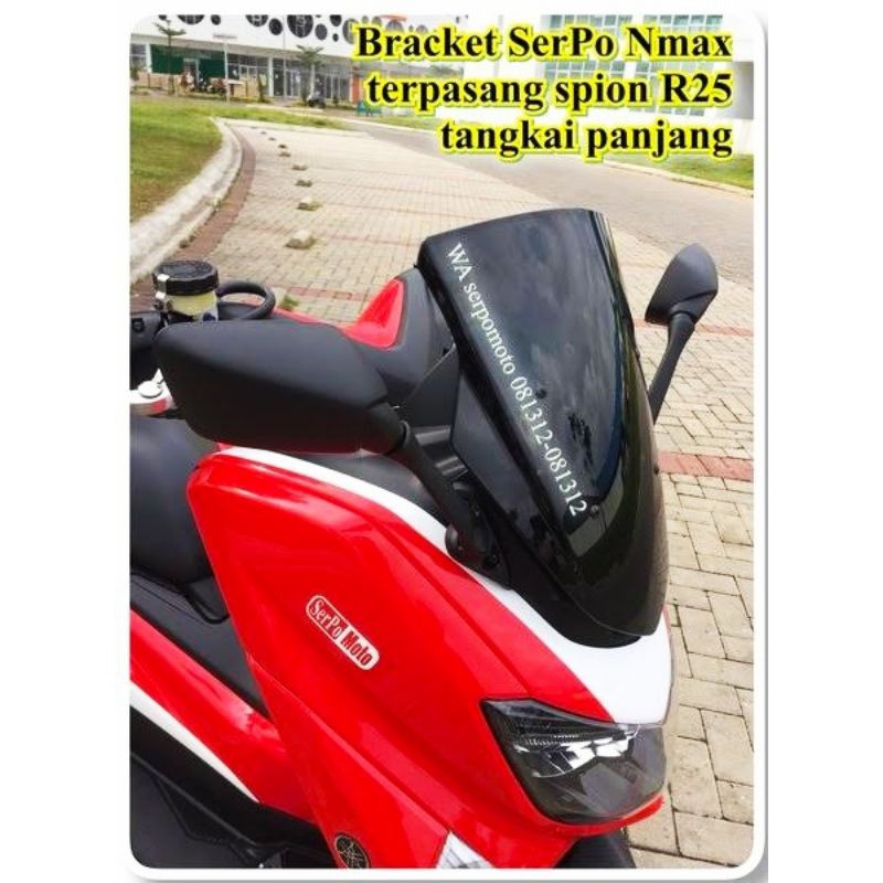 BRAKET BREKET DUDUKAN PANGKON SPION SERPO NMAX OLD IMPORT
