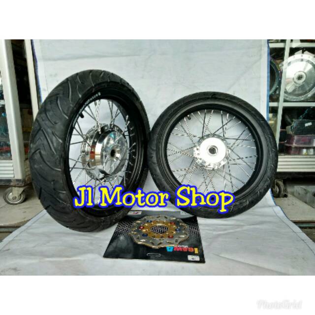 Sepaket Velg Mio Beat Vario Scoopy Fino Xeon Mio J Xride M3 Spin Hayate Sktwave Plus Ban FDR