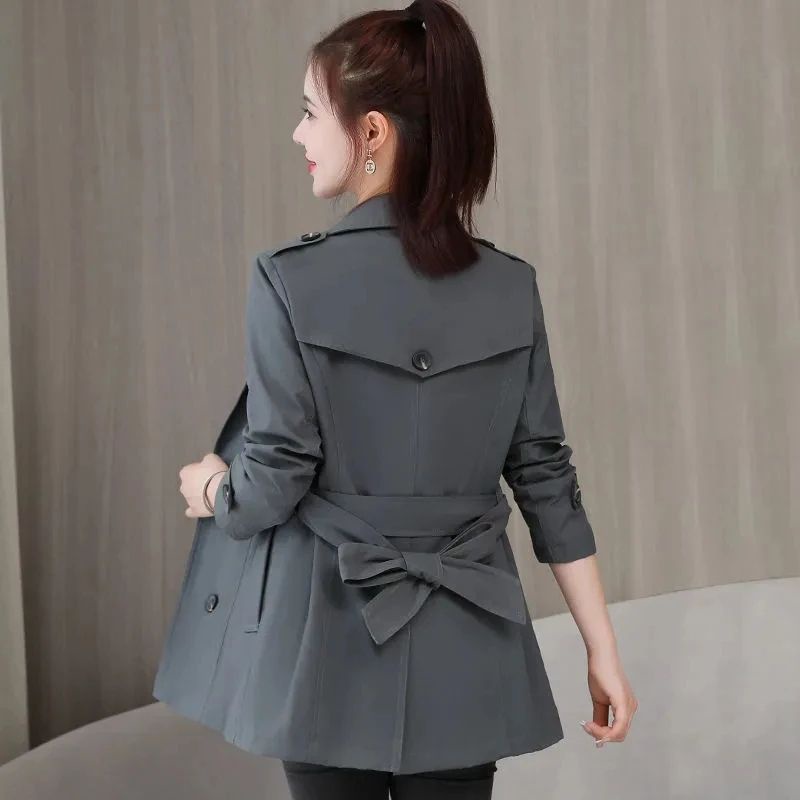 blazer wanita kancing dua baris/jas wanita Terbaru