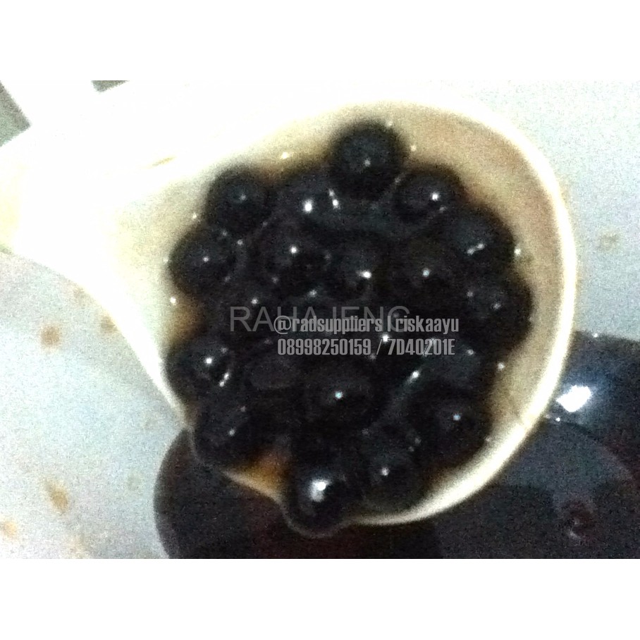 

Black Pearl, Tapioca Pearl 1kg, High Quality, Lokal Product&Halal
