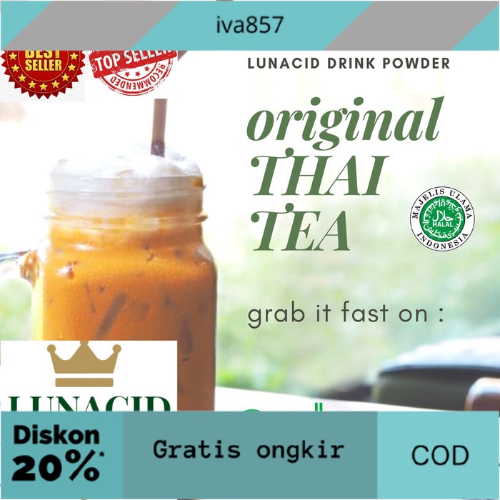 

PROMO Powder Rasa Thai Tea/Bubuk Minuman Thai Tea/Thai Tea Powder Drink GRATIS ONGKIR