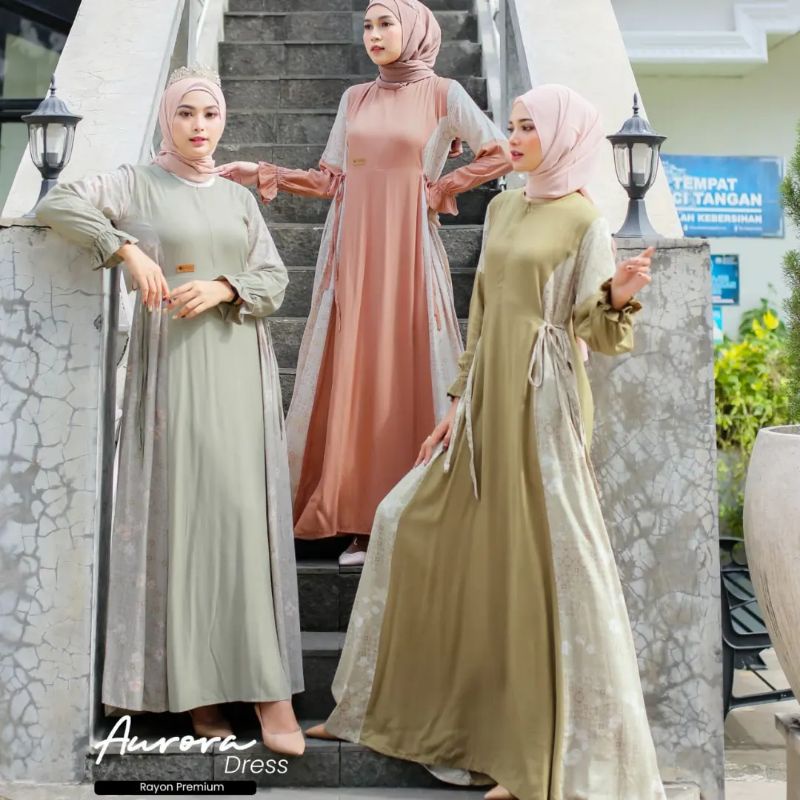 AURORA DRESS by Latisza [ NEW - Latisza Dress Series ] Gamis Latiszaoutfit