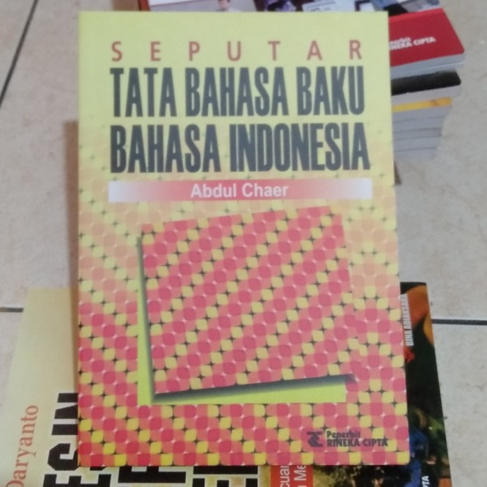 ORI BUKU SEPUTAR TATA BAHASA BAKU BAHASA INDONESIA