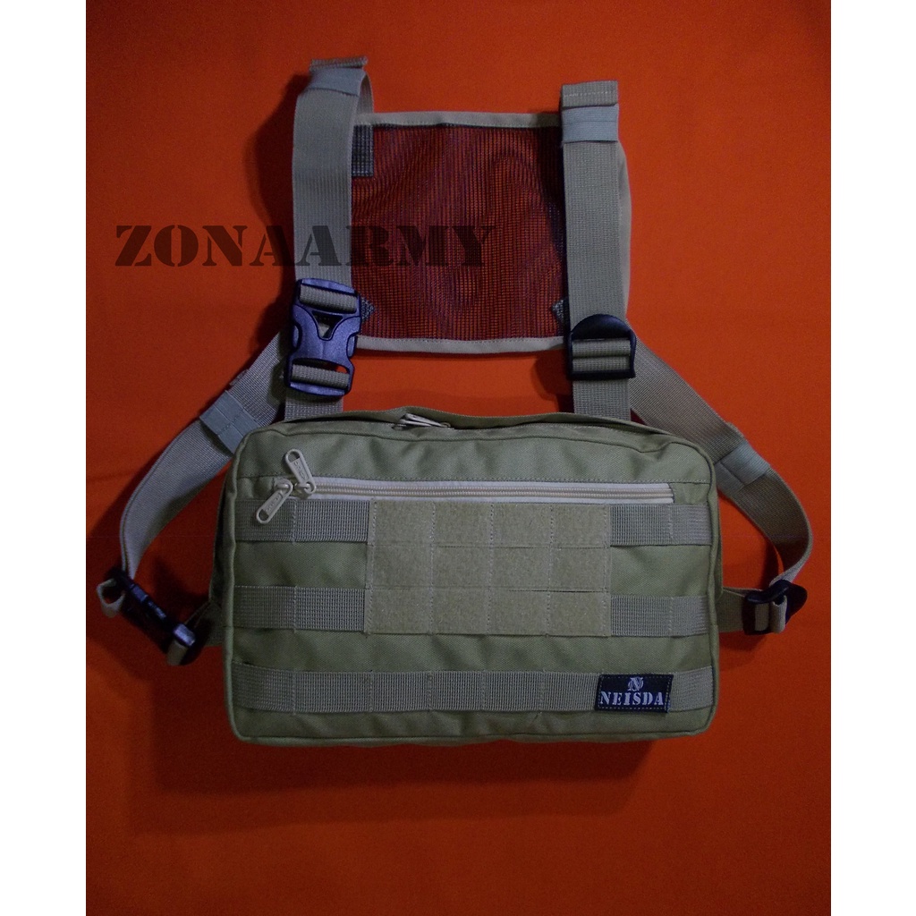 TAS DADA CHEST BAG / TACTICAL CHESTBAG PREMIUM QUALITY / ORIGINAL ARMY EQUIPMENT