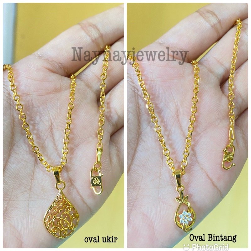 Kalung koin Medan warna 24k / Lapis Emas 24k Anti karat