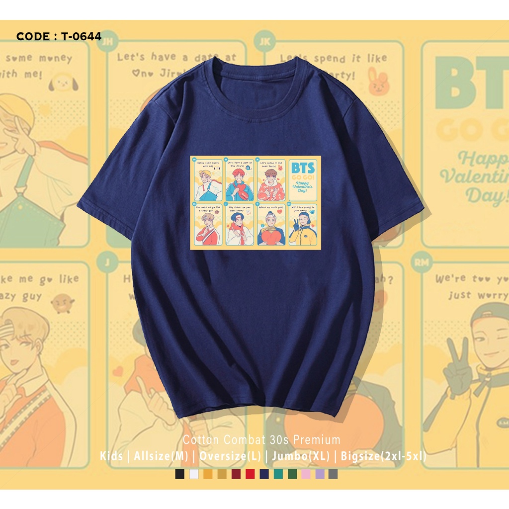 T-SHIRT / KAOS KPOP BTSS REAL PICTURE / CUSTOM TEE / COMBED 30S TEBEL