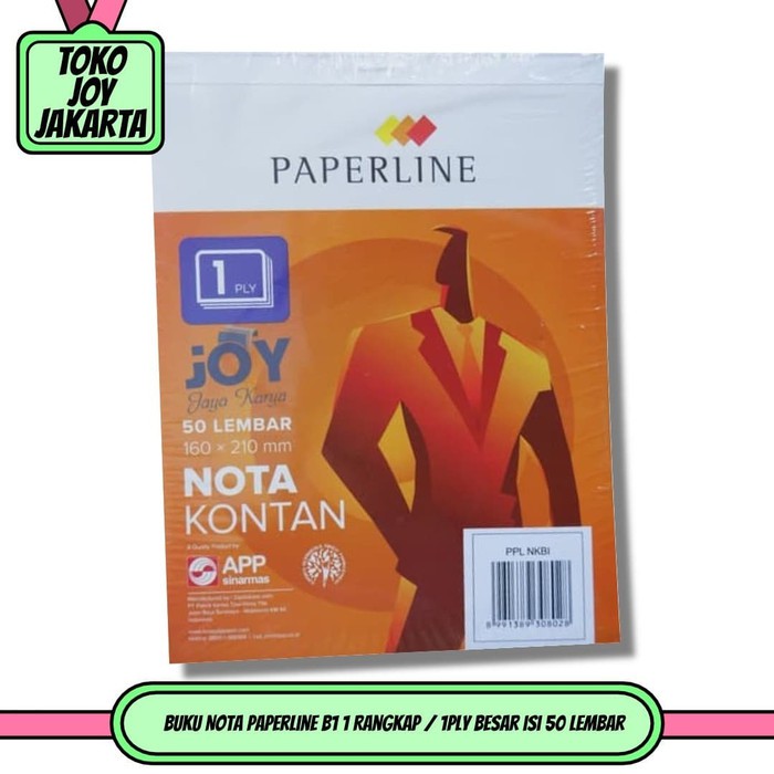 

Buku Nota Paperline K1 1 Rangkap / 1Ply Kecil isi 50 Lembar