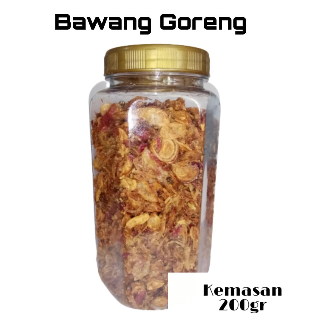 

Bawang Goreng Enak Renyah 200 gram Gurih Nikmat Garing Lezat Siap Santap